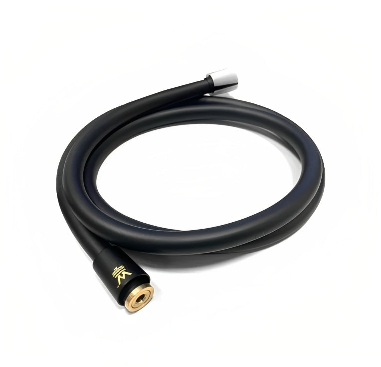INSPIRE TARAN TWIN SHOWER ON RAIL TOP INLET 890MM MATTE BLACK