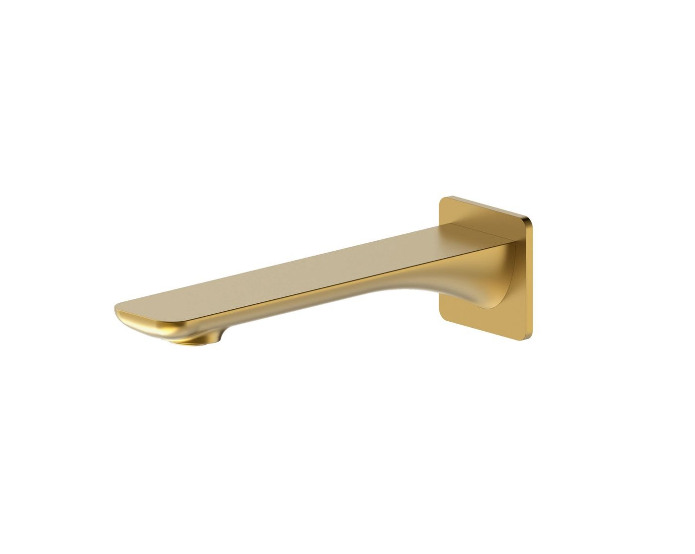 OSKAR BATH SPOUT 207MM BRUSHED GOLD