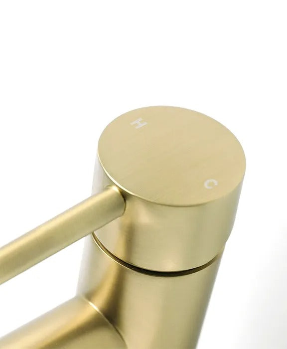 INSPIRE ROUL TALL BASIN MIXER BRUSHED GOLD