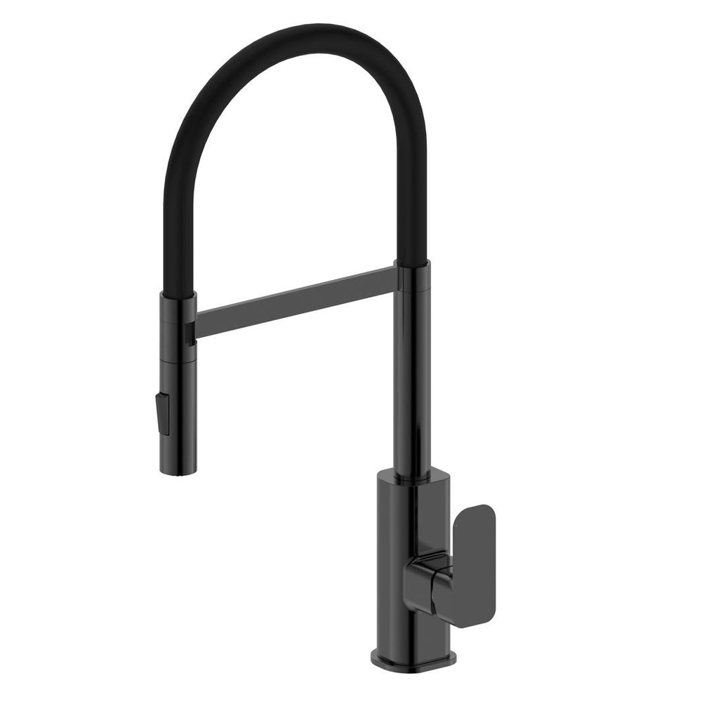 OSKAR PULL OUT SINK MIXER 565MM GUN METAL