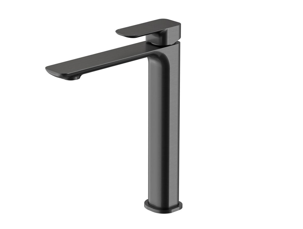 OSKAR TALL BASIN MIXER 281MM GUN METAL