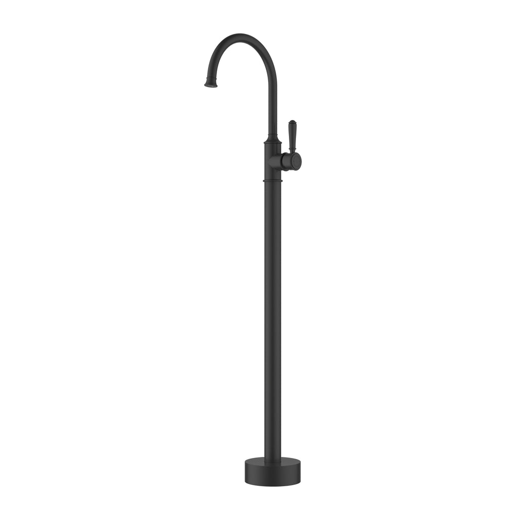 IKON CLASICO WALL BASIN MIXER MATTE BLACK