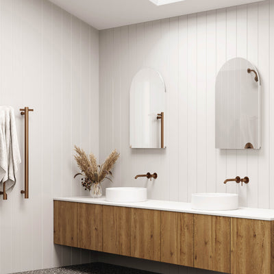 THERMOGROUP ABLAZE ARCH MIRROR CABINET WHITE 500X800MM