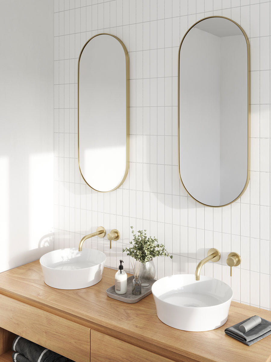 TURNER HASTINGS FINO ROUND ABOVE COUNTER FIRECLAY BASIN MATTE WHITE 382MM