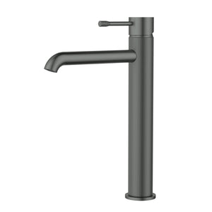 IKON LINIE BASIN MIXER HIGH RISE 230MM GUN METAL