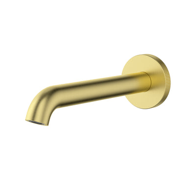 IKON LINIE LEAD FREE BATH SPOUT 220MM BRUSHED GOLD