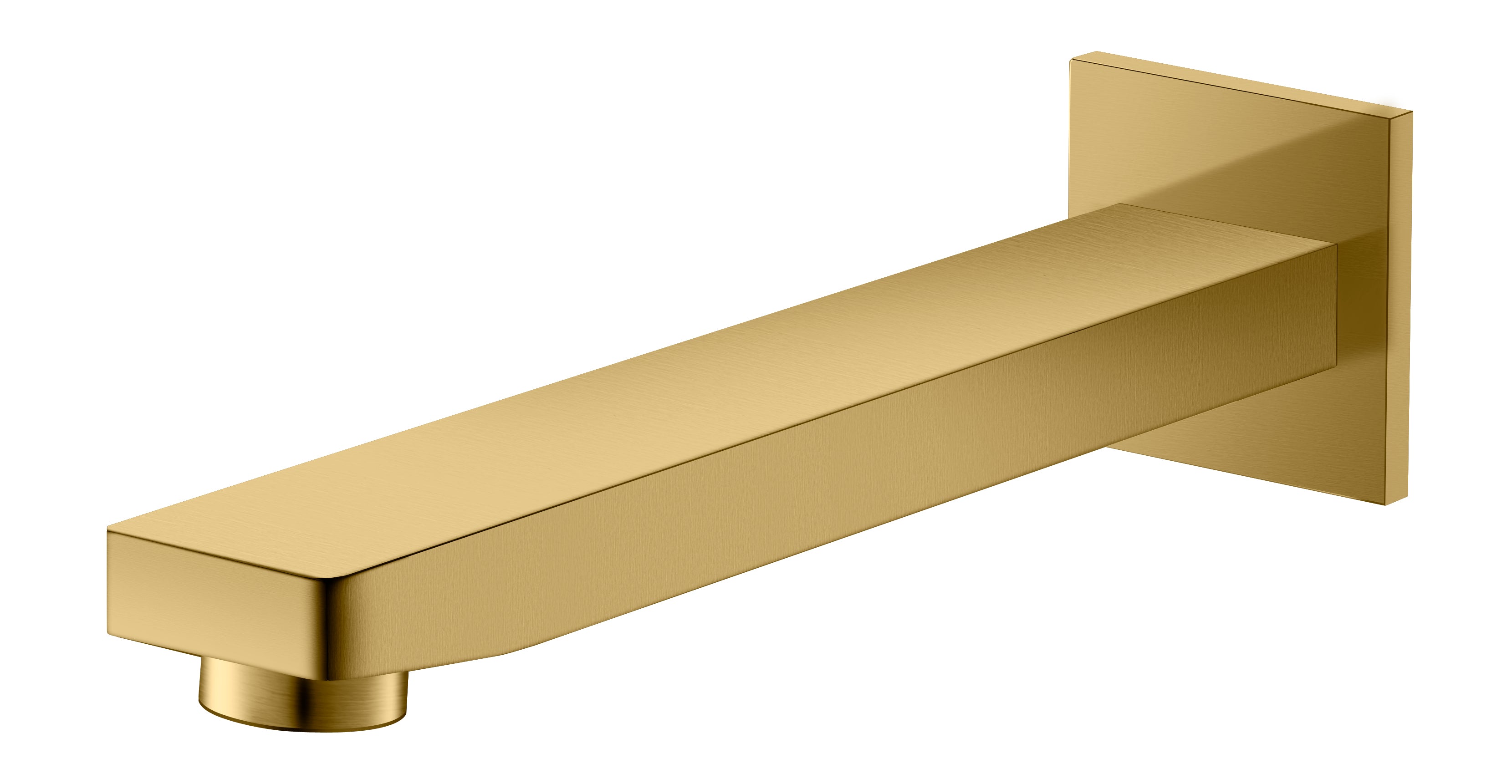 IKON CERAM WALL SPOUT BRUSHED GOLD