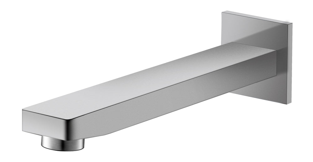 IKON CERAM WALL SPOUT BRUSHED NICKEL