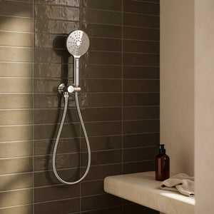 Ikon cora hand shower 335mm brushed nickel