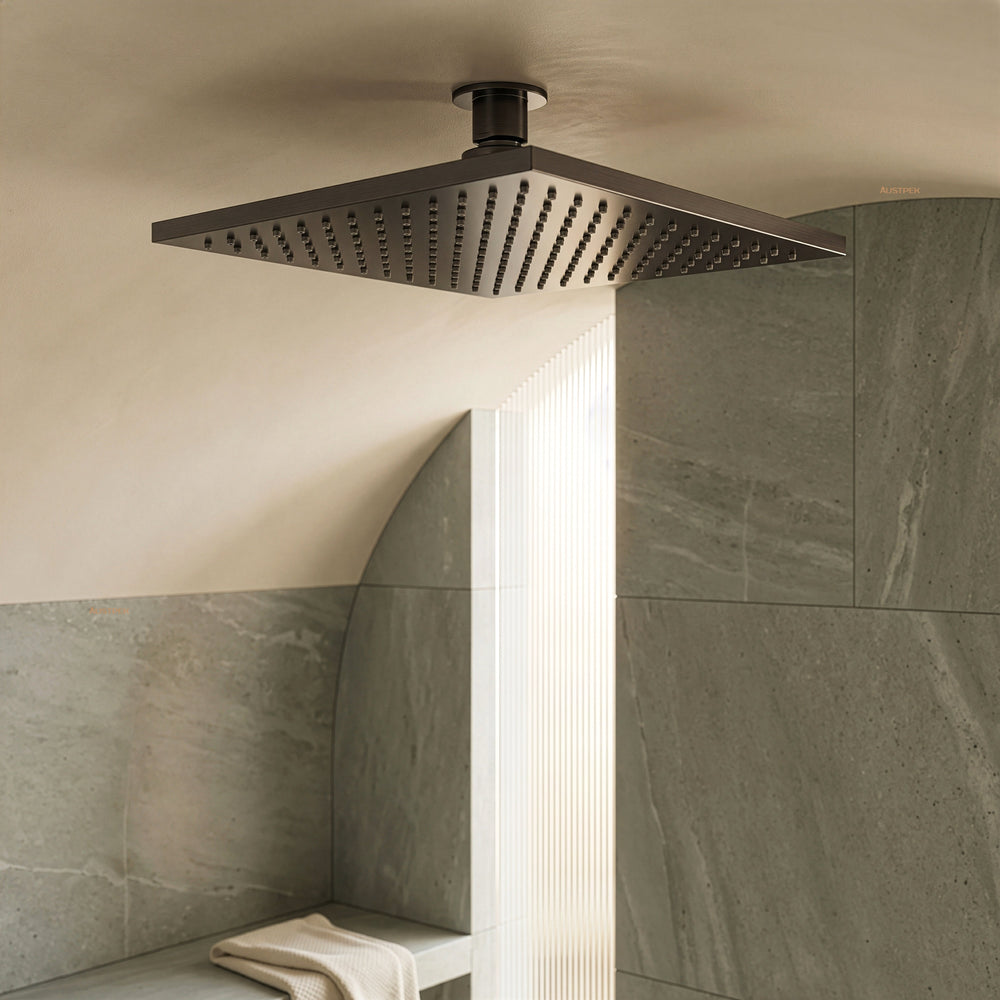 Ikon eden shower head 200mm matte black