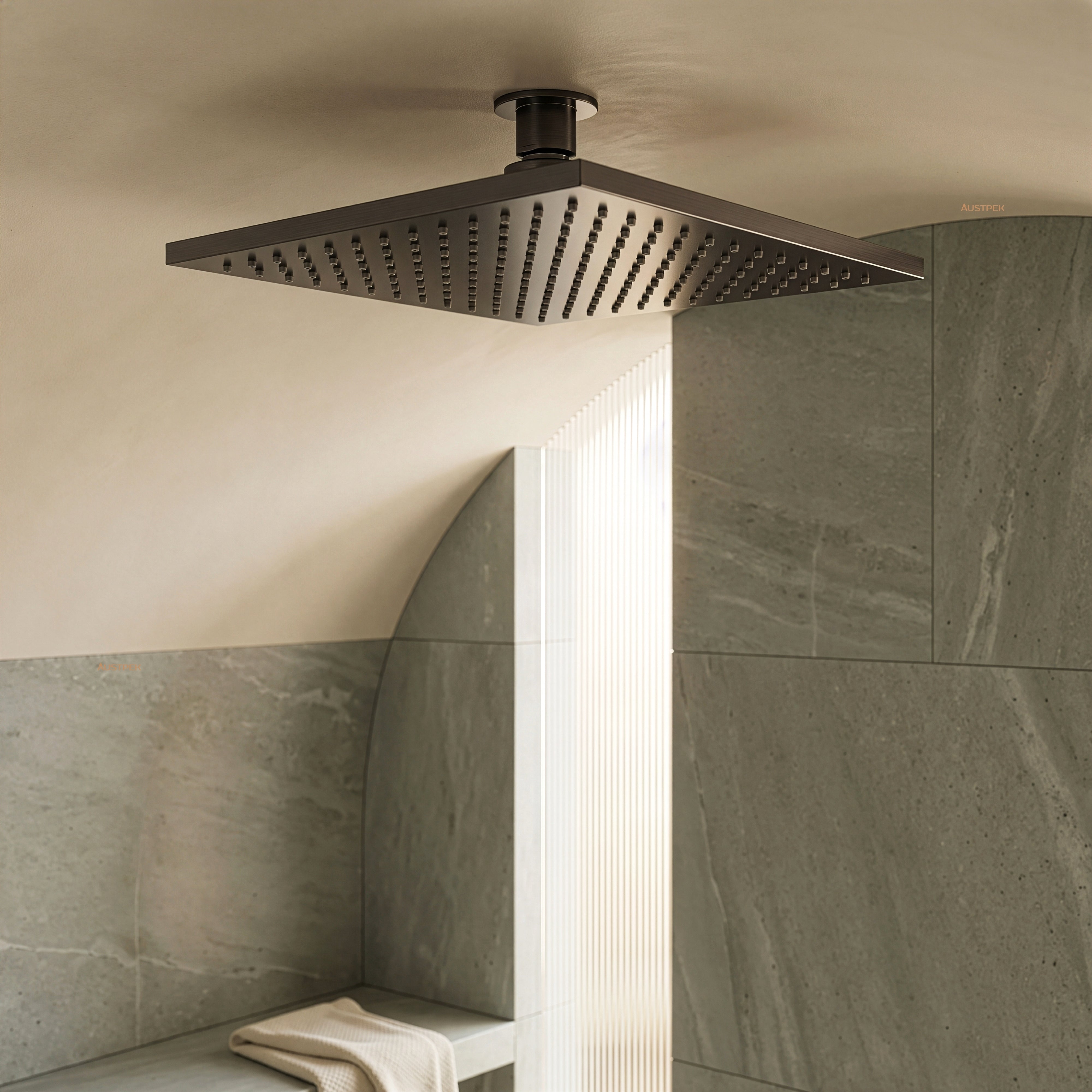 Ikon eden shower head 200mm matte black