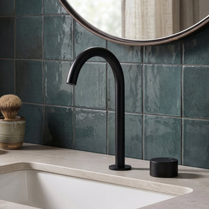 Ikon hali hob sink mixer 331mm matte black