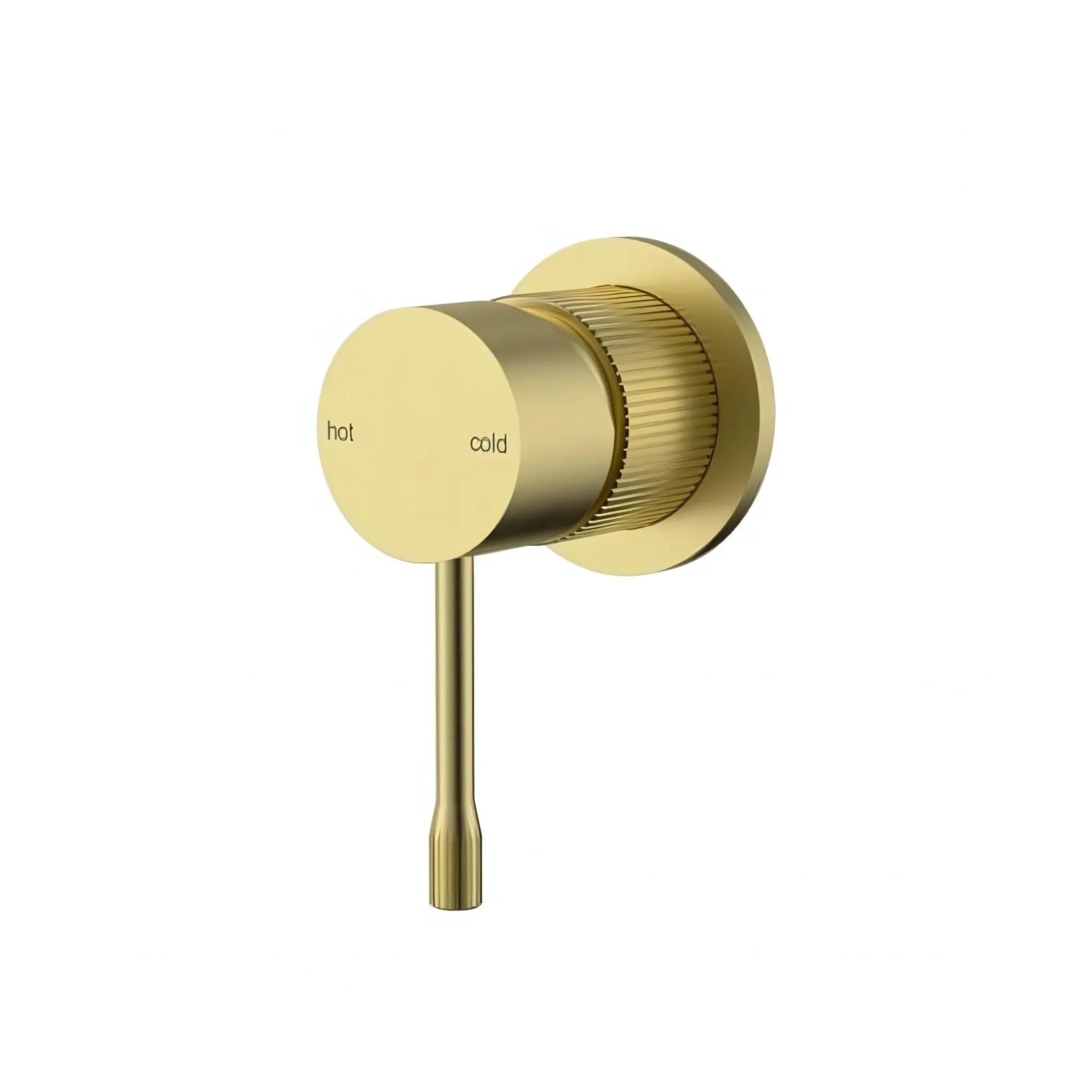 IKON LINIE LEAD FREE WALL MIXER TRIM KIT WITH ROUGH IN BODY BRUSHED GOLD