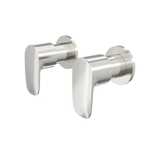 LINSOL CURVA WALL TOP ASSEMBLIES 87MM BRUSHED NICKEL