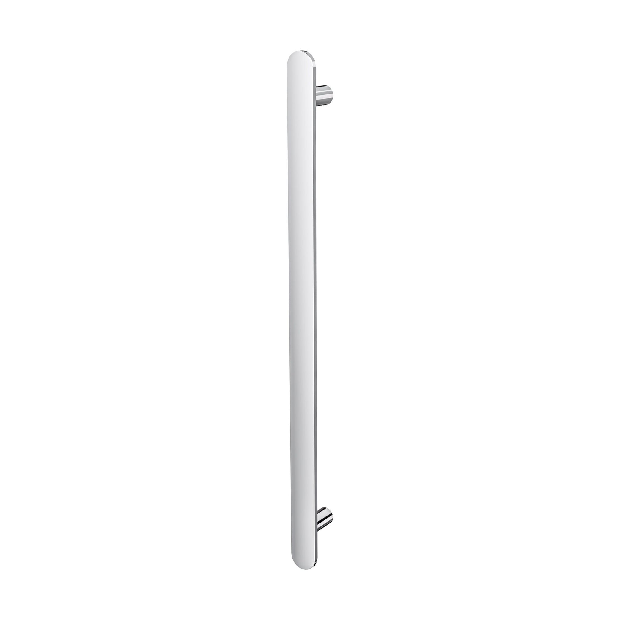 LINSOL ALLEGRA VERTICAL FLAT BAR HEATED TOWEL RAIL CHROME 905MM