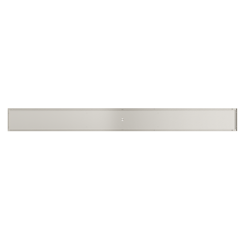 LINSOL EZYFLOW TILE INSERT DN89 LINEAR WASTE 1000MM BRUSHED NICKEL
