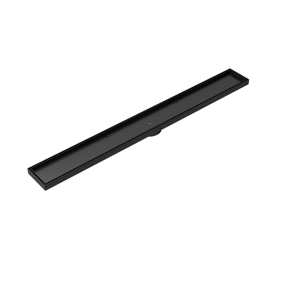 LINSOL EZYFLOW TILE INSERT DN64 LINEAR WASTE 1000MM MATTE BLACK