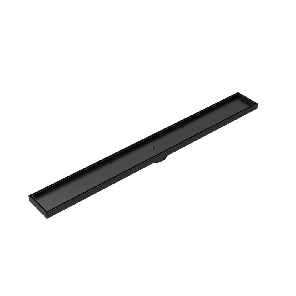 LINSOL EZYFLOW TILE INSERT DN89 LINEAR WASTE 1000MM MATTE BLACK