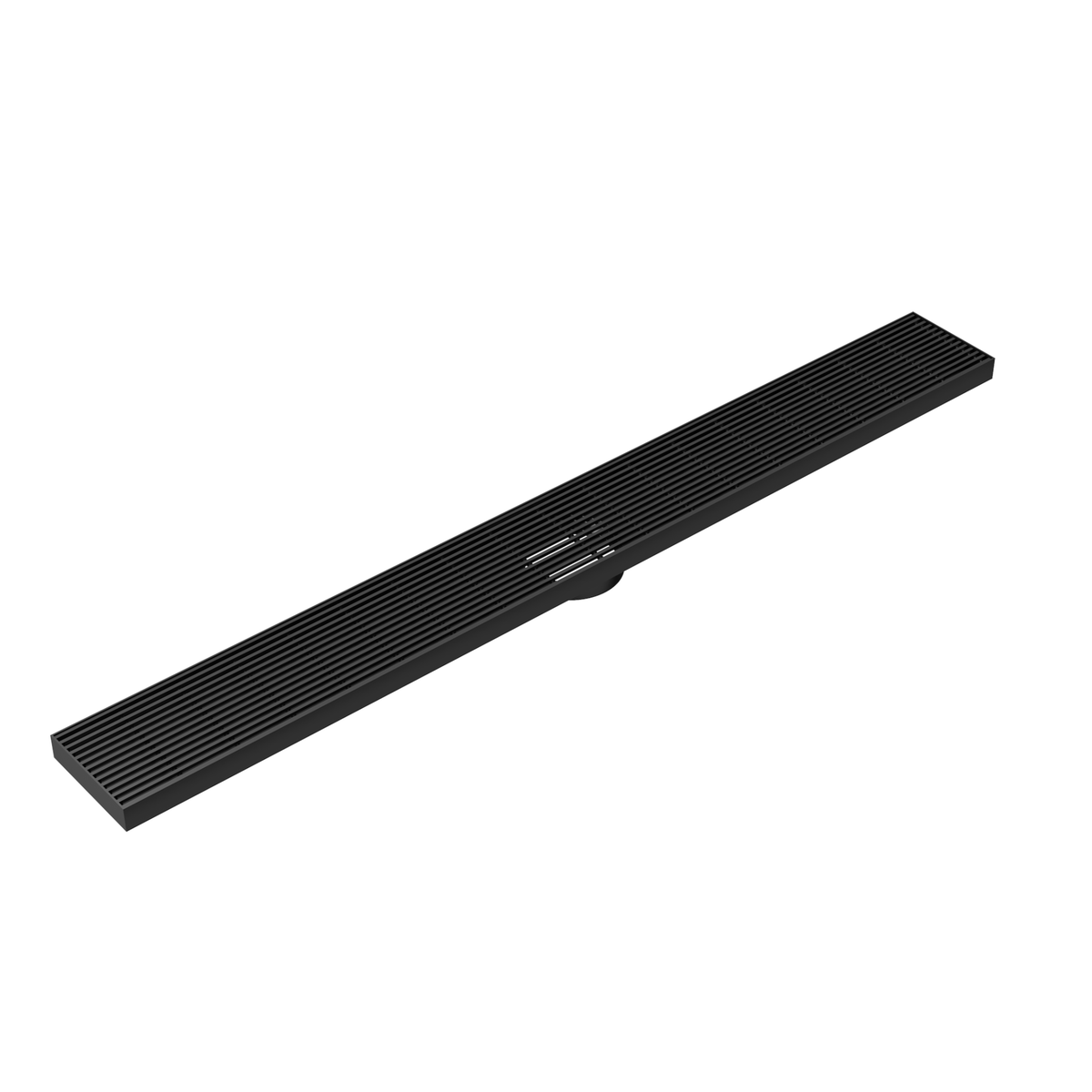 LINSOL EZYFLOW HEELGUARD DN89 LINEAR WASTE 1000MM MATTE BLACK