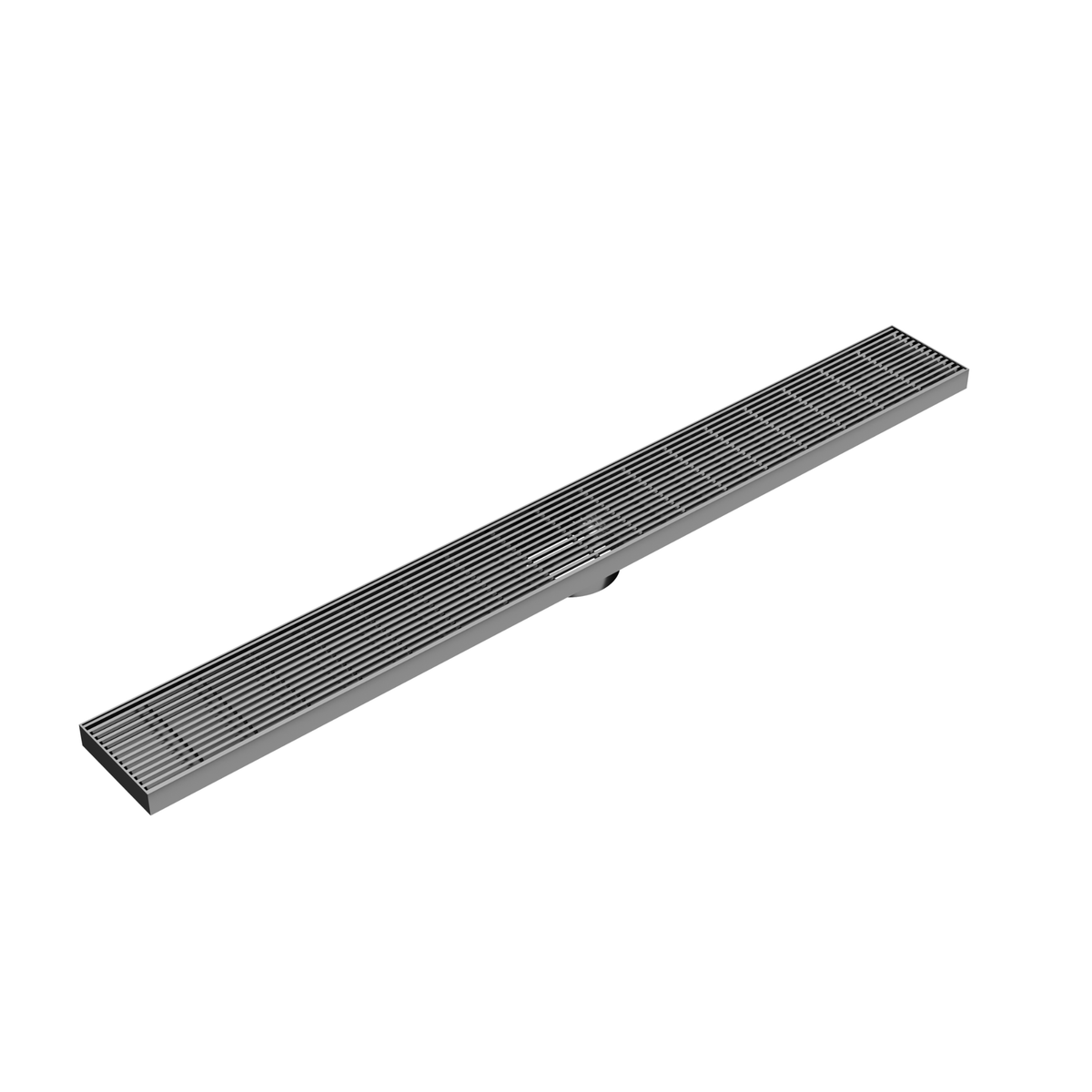 LINSOL EZYFLOW HEELGUARD DN64 LINEAR WASTE 900MM GUN METAL