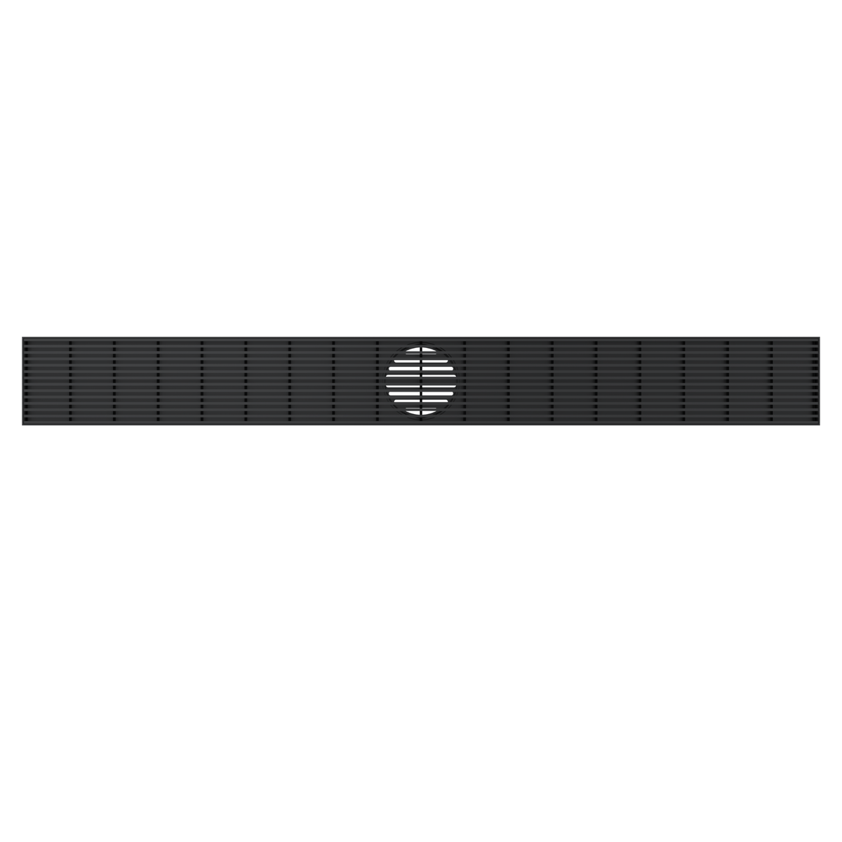 LINSOL EZYFLOW HEELGUARD DN89 LINEAR WASTE 1000MM MATTE BLACK