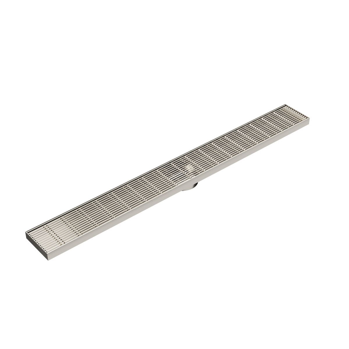 LINSOL EZYFLOW HEELGUARD DN64 LINEAR WASTE 900MM BRUSHED NICKEL