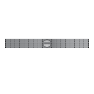 LINSOL EZYFLOW HEELGUARD DN89 LINEAR WASTE 1000MM GUN METAL