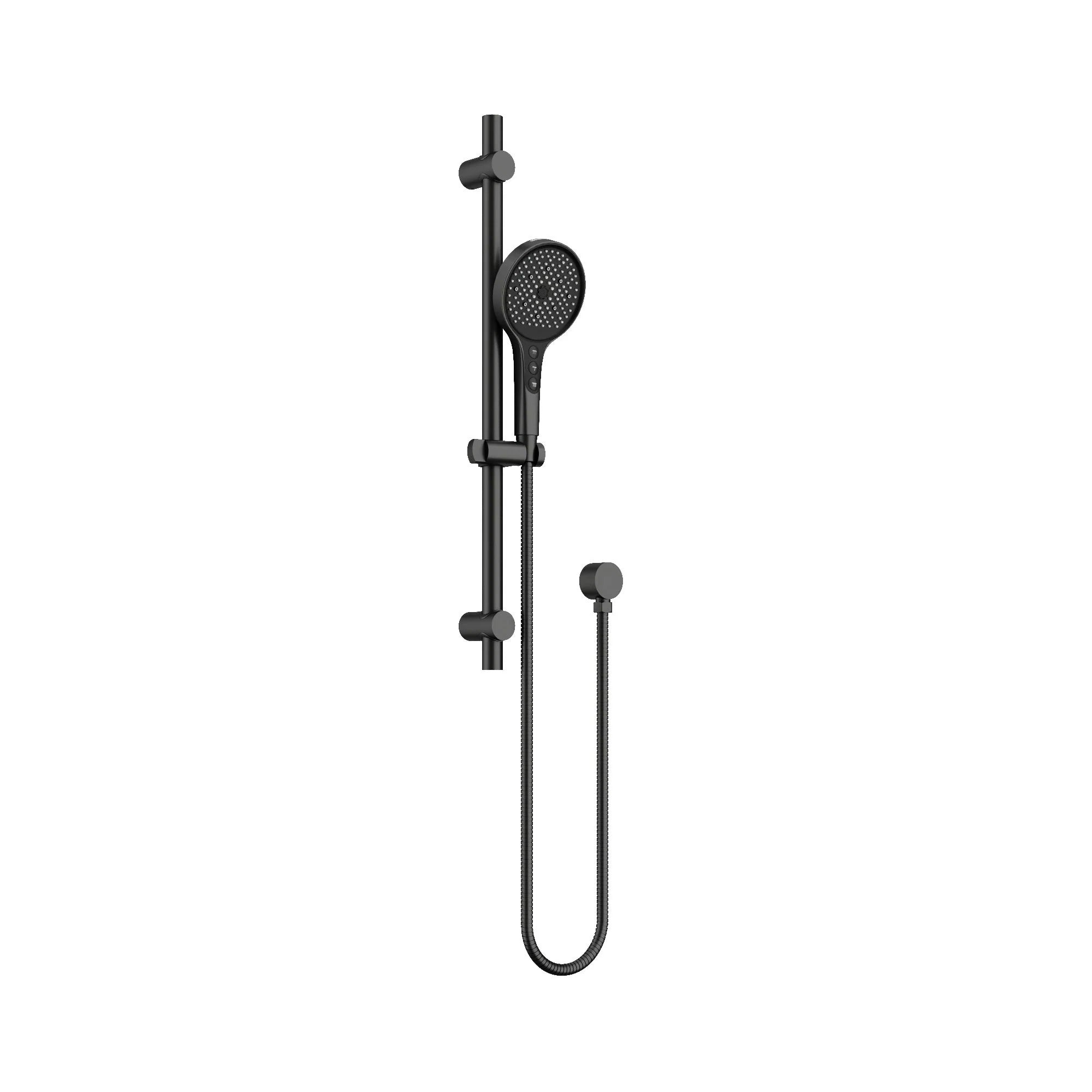 AMOZA HAND SHOWER ON RAIL 2 PACK MATTE BLACK