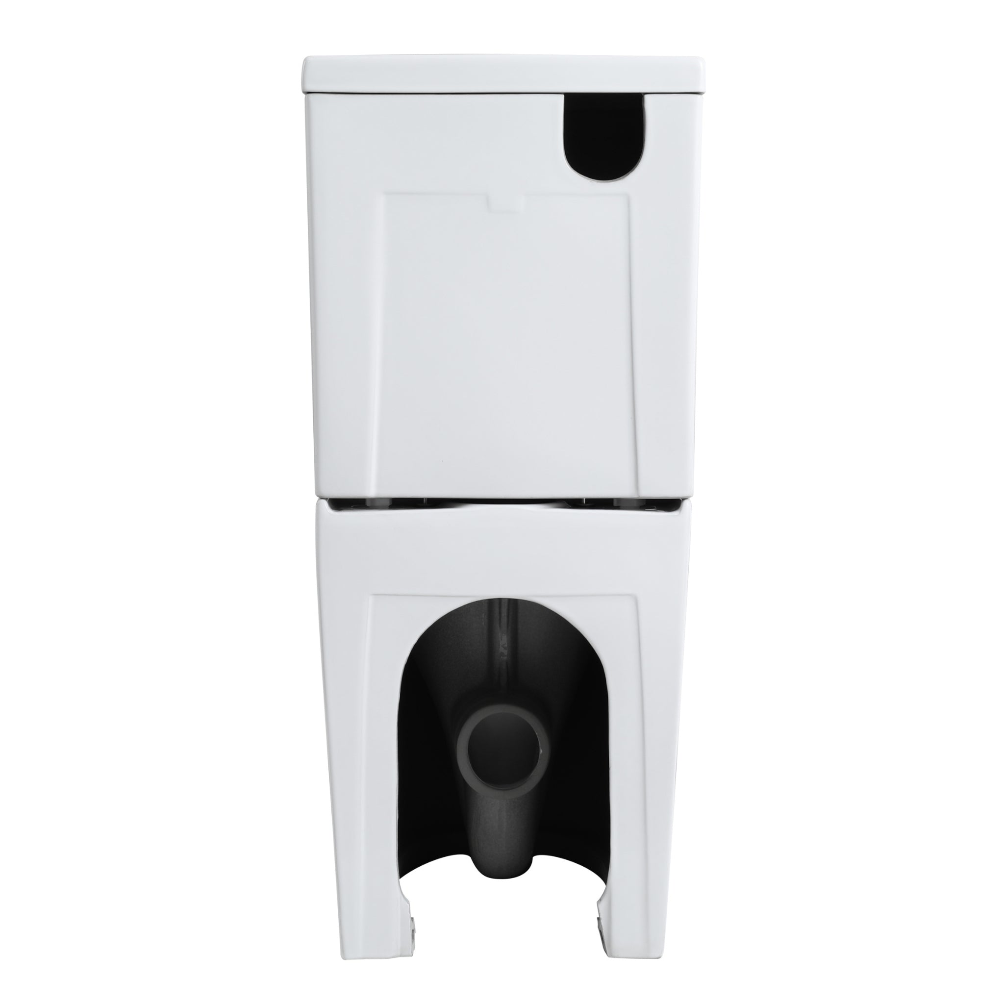 POSEIDON ZEUS RIMLESS AND TORNADO FLUSH BACK TO WALL TOILET SUITE GLOSS WHITE