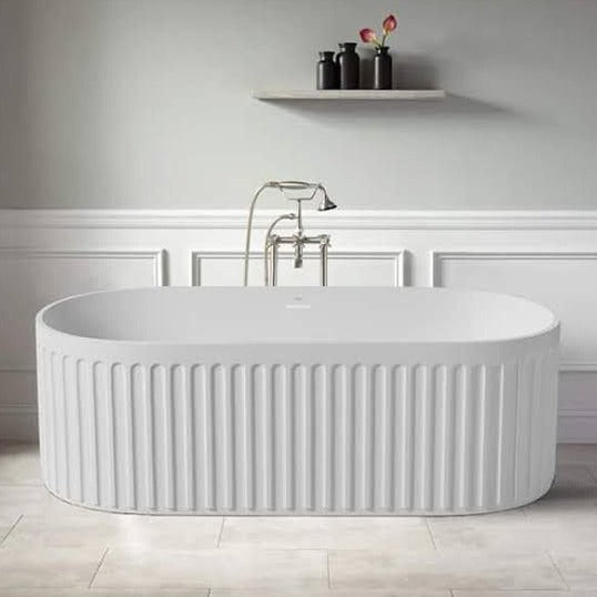 ARROW FREESTANDING BATHTUB MATTE WHITE (AVAILABLE IN 1500MM AND 1700MM)