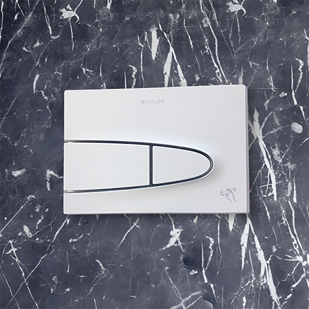 KOHLER VEIL INTELLIGENT RIMLESS WALL HUNG TOILET W/ REMOTE BIDET ELONGATED GLOSS WHITE