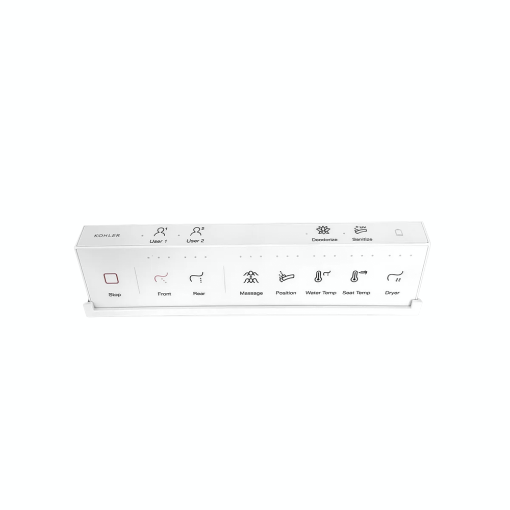 KOHLER VEIL BACK-TO-WALL TOILET WITH REMOTE CONTROL BIDET ELONGATED GLOSS WHITE