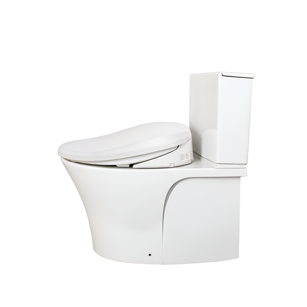 KOHLER VEIL BACK-TO-WALL TOILET WITH REMOTE CONTROL BIDET ELONGATED GLOSS WHITE