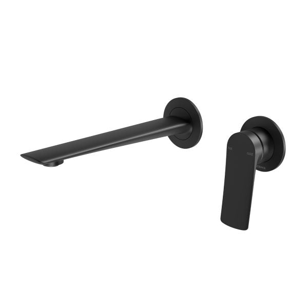 Phoenix Kusabi SwitchMix Wall Basin / Bath Mixer Set 200mm Fit-Off Kit Matte Black