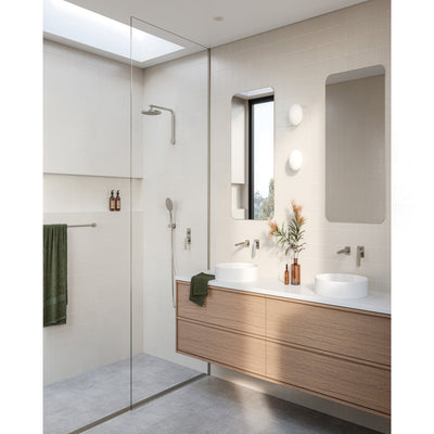 PHOENIX MEKKO SWITCHMIX LEAD FREE SHOWER / WALL MIXER COMPLETE KIT 120MM BRUSHED NICKEL