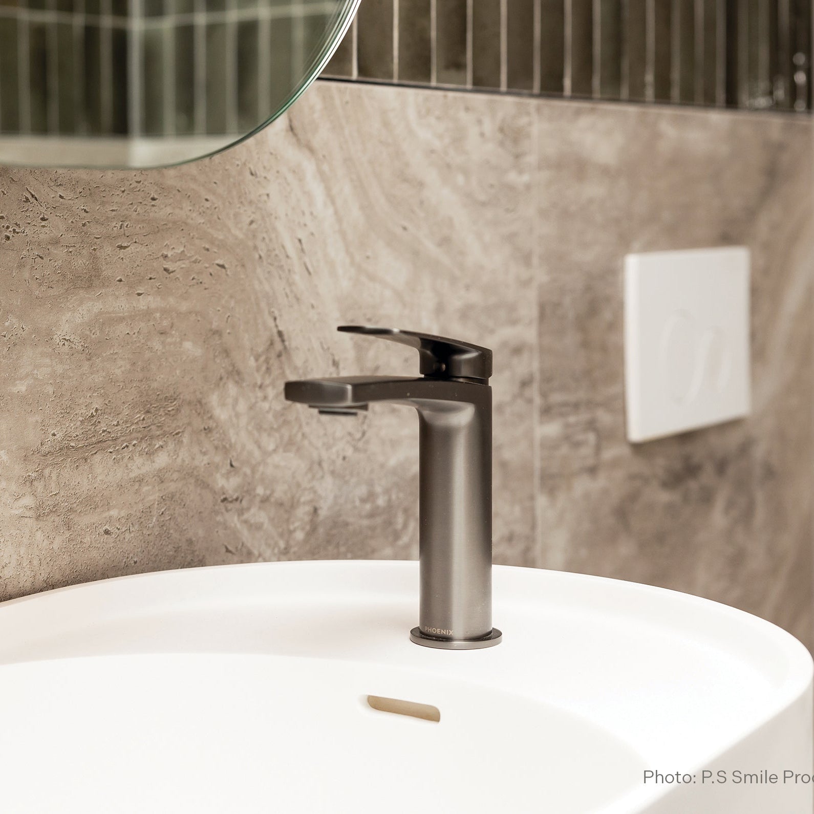 PHOENIX MEKKO LEAD FREE BASIN MIXER 145MM CHROME