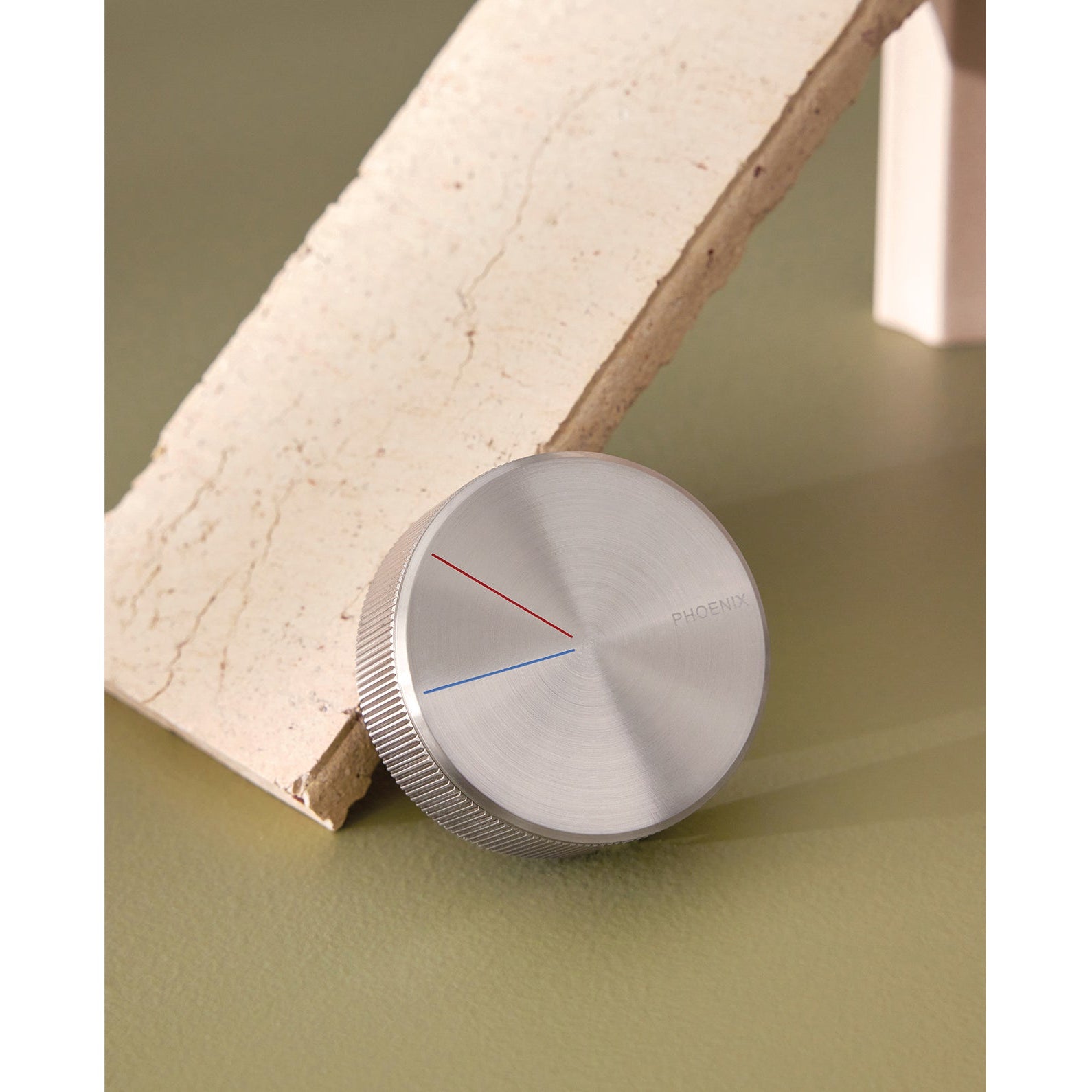 PHOENIX AXIA LEAD FREE SHOWER / WALL MIXER BRUSHED NICKEL