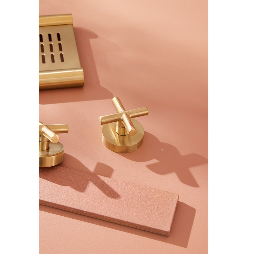 PHOENIX VIVID SLIMLINE SOAP DISH 160MM BRUSHED GOLD