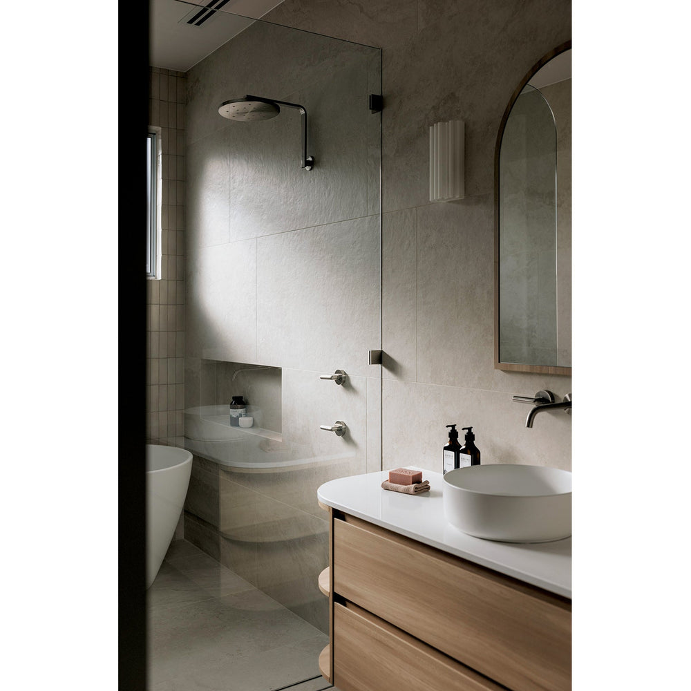 PHOENIX LUXEXP SHOWER ROSE 250MM BRUSHED NICKEL