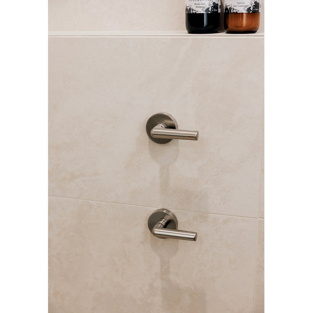 PHOENIX VIVID SLIMLINE LEAD FREE PLUS LEVER WALL TOP ASSEMBLIES EXTENDED SPINDLES BRUSHED NICKEL
