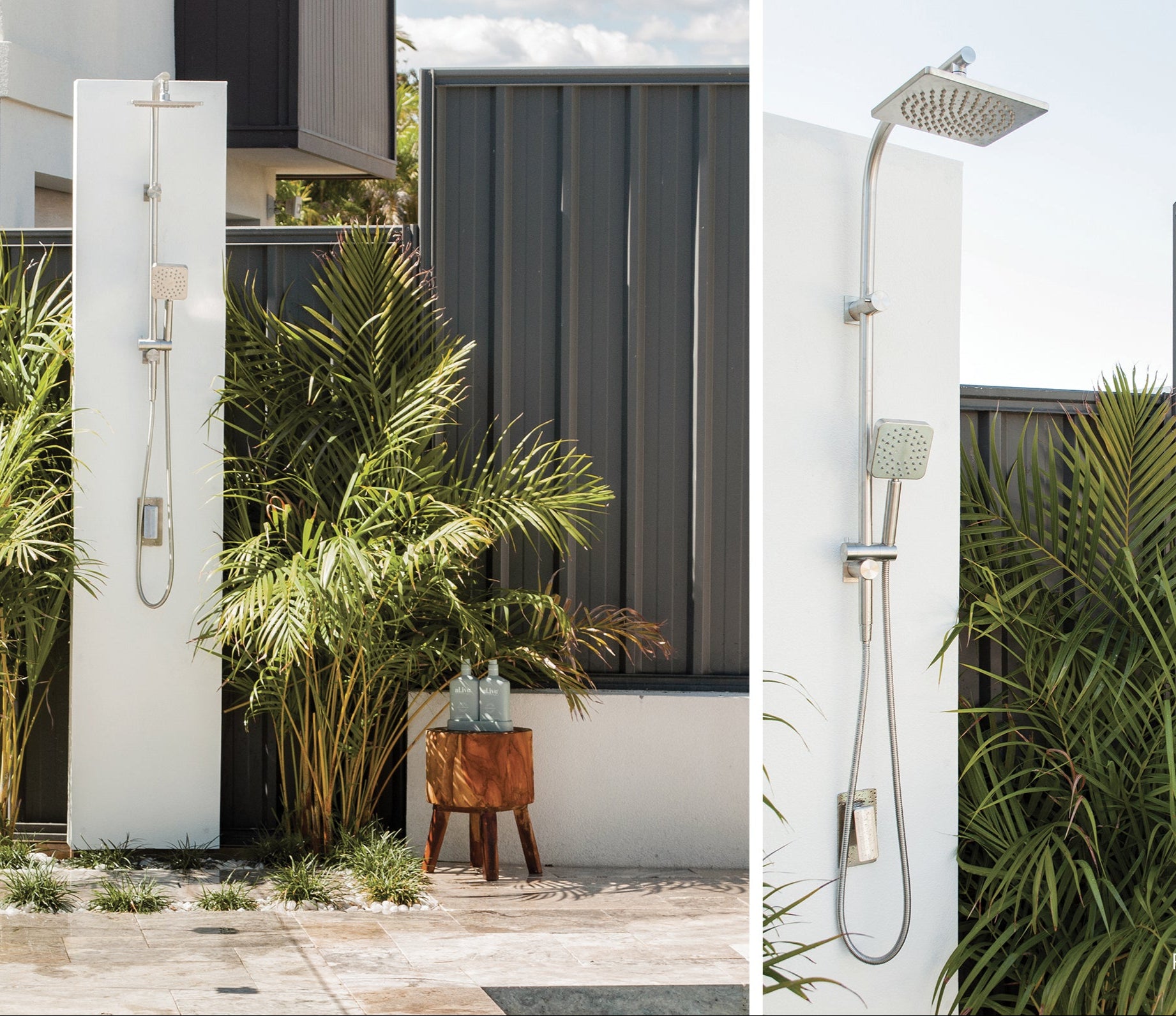 PHOENIX ENVIRO316 LEAD FREE TWIN SHOWER STAINLESS STEEL