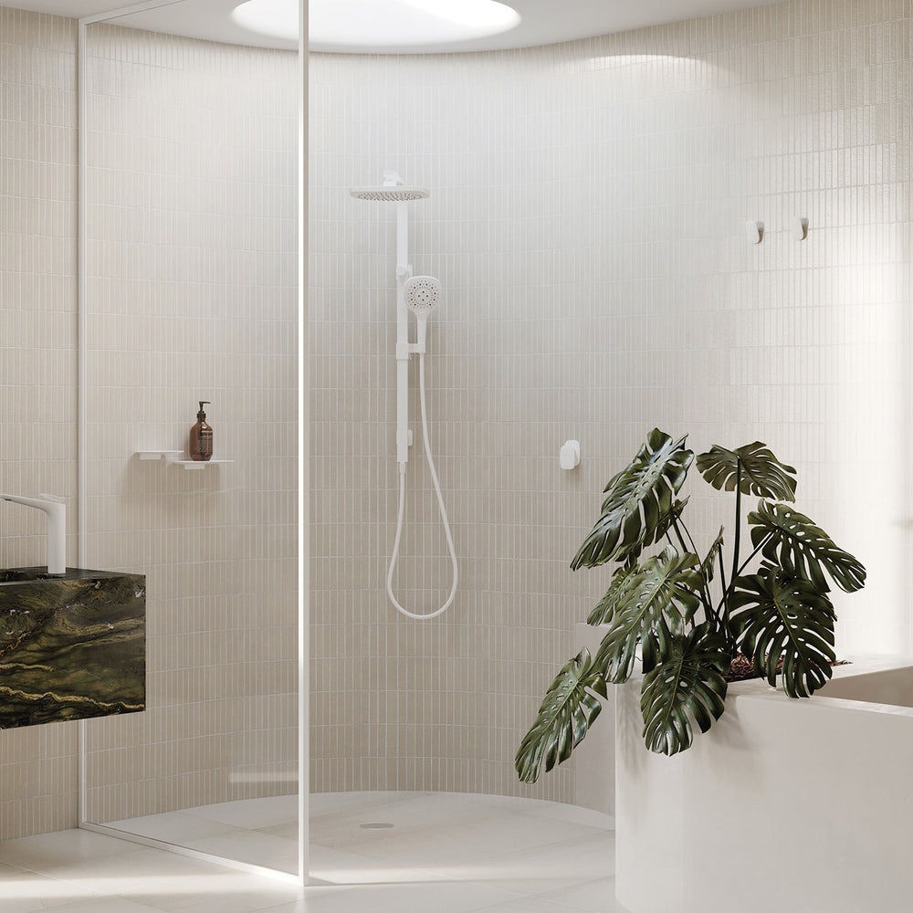 PHOENIX NUAGE TWIN SHOWER MATTE WHITE