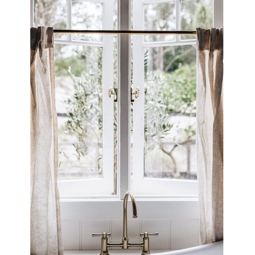 PHOENIX CROMFORD LEAD FREE EXPOSED SINK SET 325MM BRUSHED GOLD