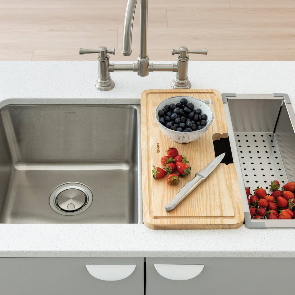 PHOENIX STAINLESS STEEL COLANDER 430MM STAINLESS STEEL