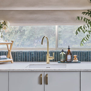 PHOENIX CROMFORD SINK MIXER 363MM BRUSHED GOLD