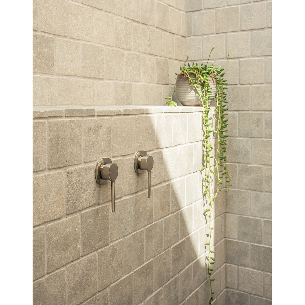 PHOENIX VASK SWITCHMIX LEAD FREE SHOWER / WALL MIXER COMPLETE KIT BRUSHED NICKEL