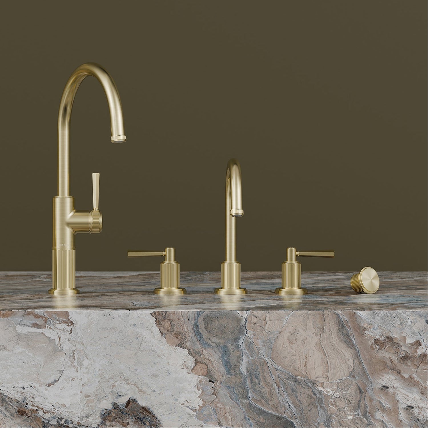 PHOENIX WILTERN ROBE HOOK BRUSHED GOLD