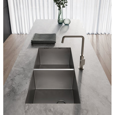 PHOENIX 4000 SERIES DOUBLE BOWL STAINLESS STEEL SINK 772MM
