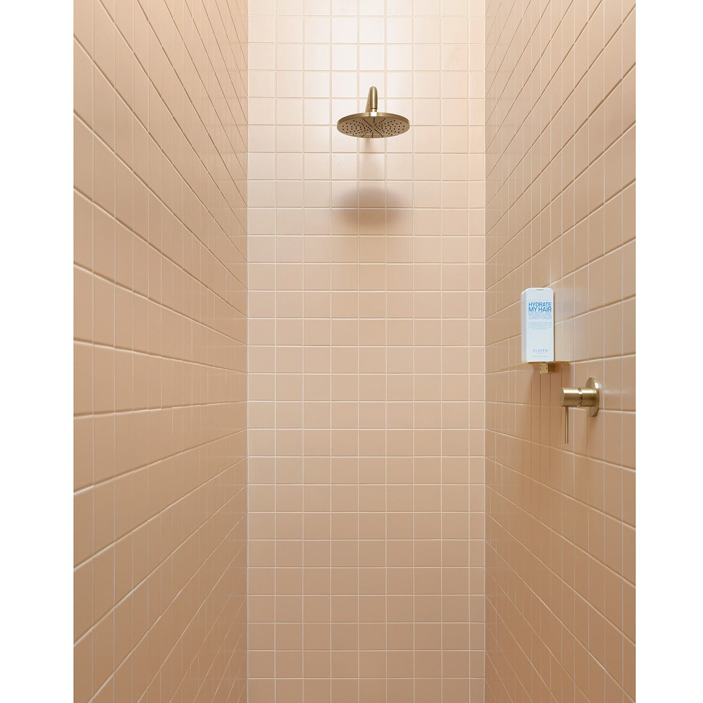 PHOENIX VIVID SHOWER ROSE ROUND 230MM BRUSHED GOLD