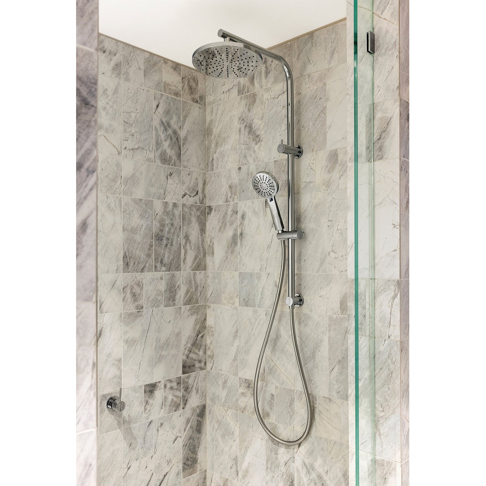 PHOENIX VIVID SLIMLINE TWIN SHOWER CHROME